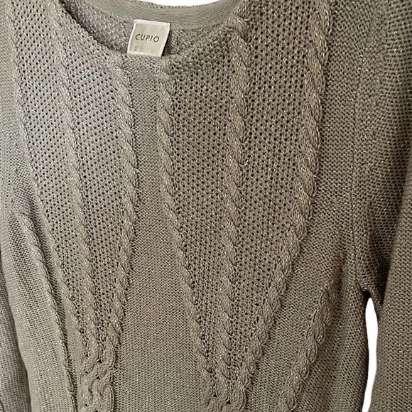 Cupio Silver Sweater - Size Large - Picture 3 of 5